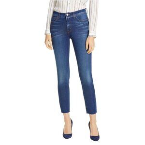 L'AGENCE Womens El Matador French Slim Crop Jeans Size 29 Blue High-Rise